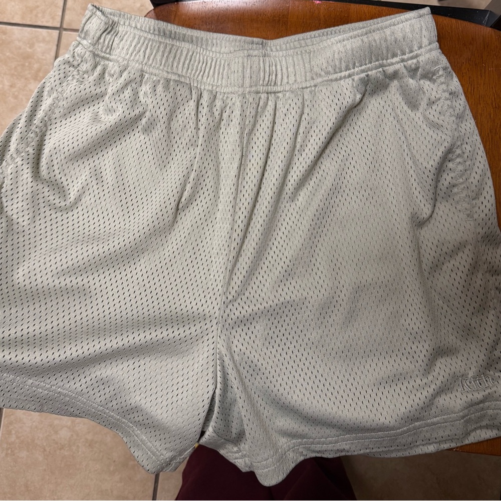Kith Light Gray Athletic Mesh Shorts